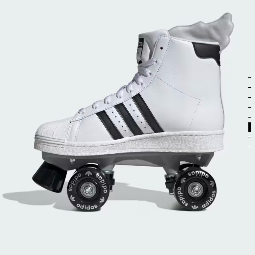 MWT ADIDAS JEREMY SCOTT SUPERSTAR ROLLER SKATES 10.5W - Picture 2 of 13